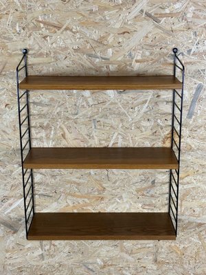 Oak String Shelf Module by Kajsa & Nils Nisse Strinning, Sweden, 1960s-EJL-1723985