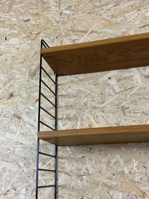 Oak String Shelf Module by Kajsa & Nils Nisse Strinning, Sweden, 1960s-EJL-1723985