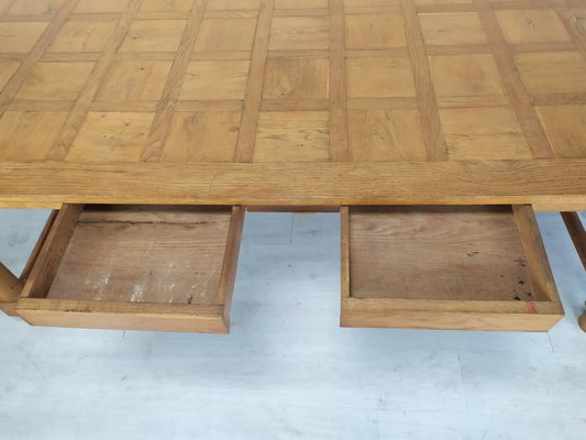 Oak Table by Jacques Adnet-EAD-1231315