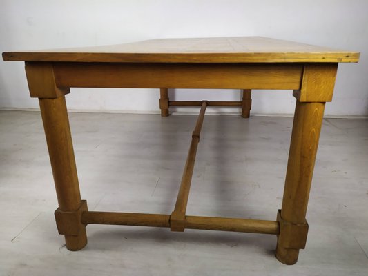 Oak Table by Jacques Adnet-EAD-1231315