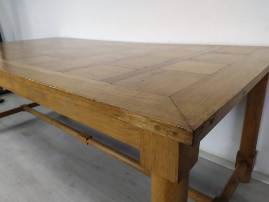 Oak Table by Jacques Adnet-EAD-1231315