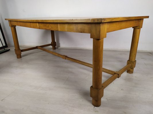 Oak Table by Jacques Adnet-EAD-1231315