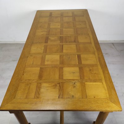 Oak Table by Jacques Adnet-EAD-1231315