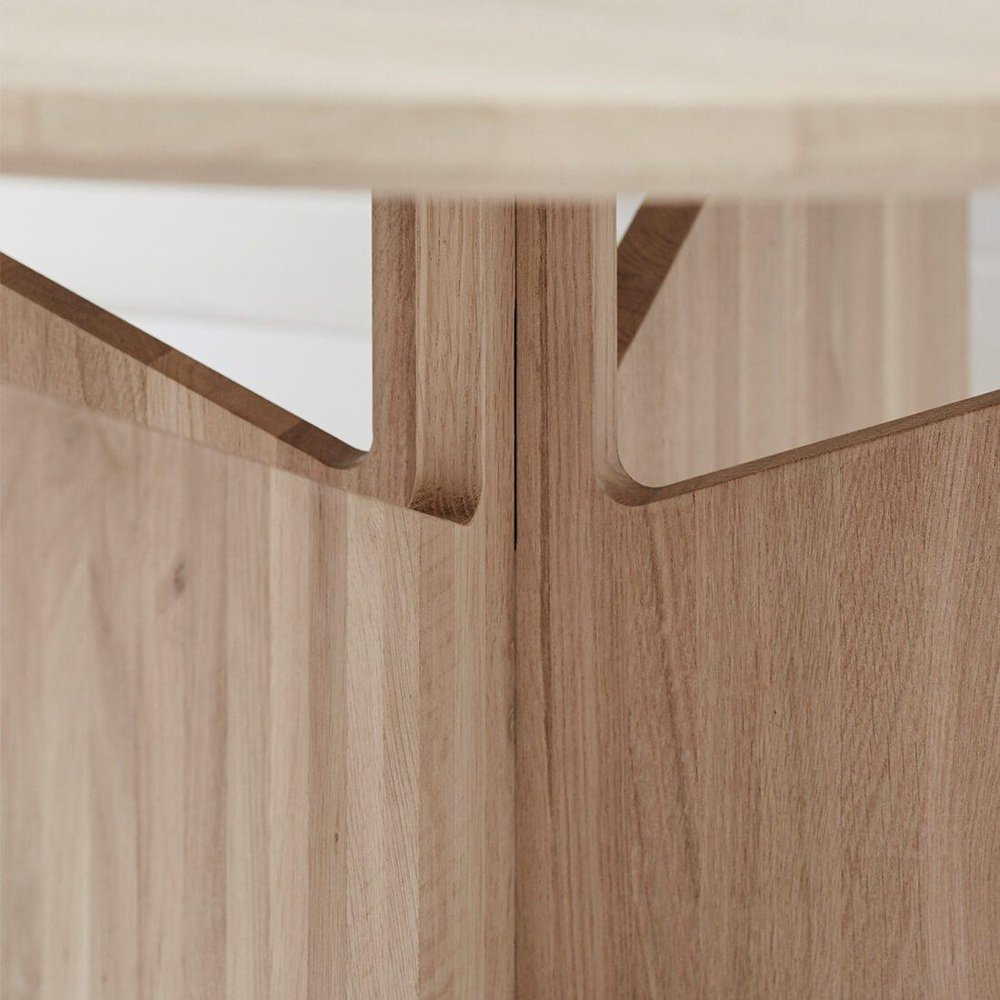 Oak Table by Kristina Dam Studio