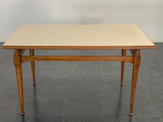 Oak Table with Laminate Top, 1950s-IJR-1145143