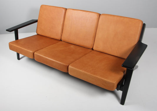 Oak Three-Seat Model 290 Sofa by Hans J. Wegner for Getama