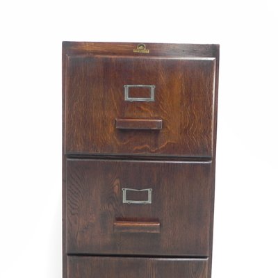 Oak Union Office Chest of Drawers with 4 Drawers-TL-968763