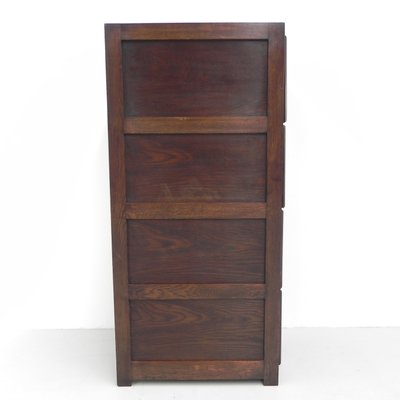 Oak Union Office Chest of Drawers with 4 Drawers-TL-968763