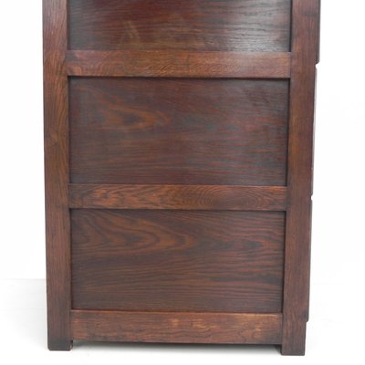 Oak Union Office Chest of Drawers with 4 Drawers-TL-968763