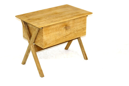 Oak Worktable, Sweden, 1960s