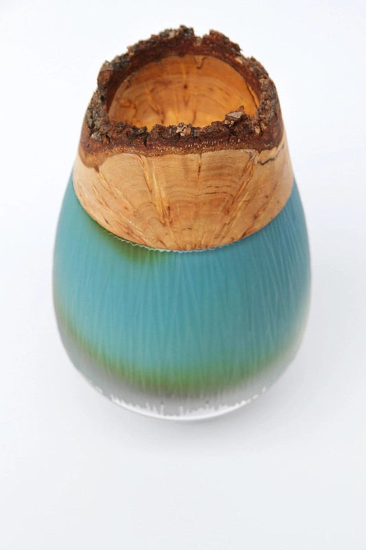 Ocean Frida with Fine Cuts Stacking Vase by Pia Wüstenberg