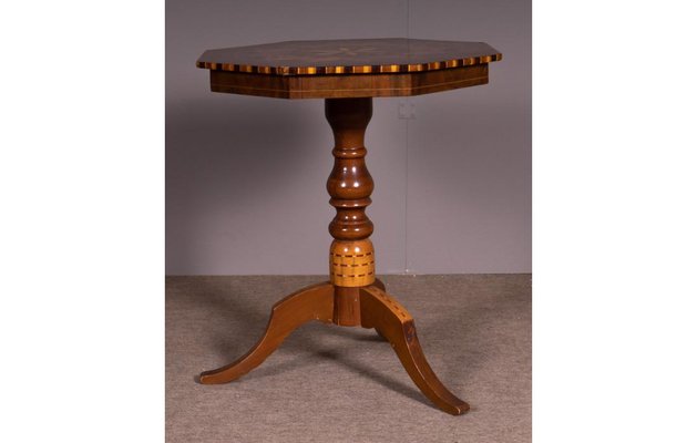 Octagonal Inlaid Coffee Table-SRP-1732820