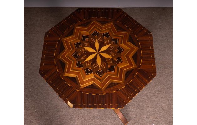 Octagonal Inlaid Coffee Table-SRP-1732820