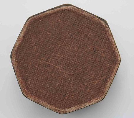 Octagonal Leather Box, 1950s-ZCI-2025244