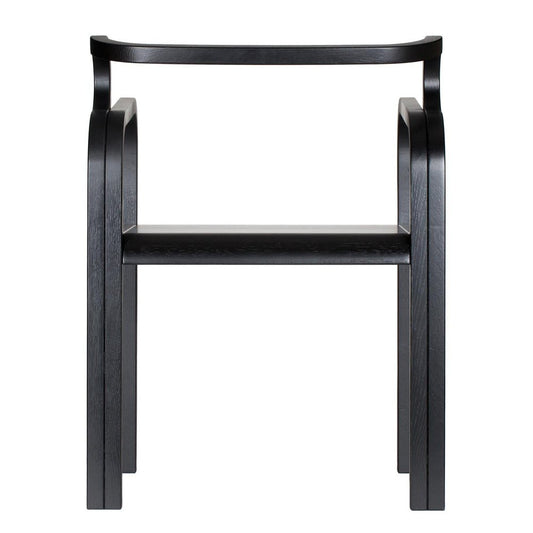 Odette Black Oak Chair by Fred and Juul