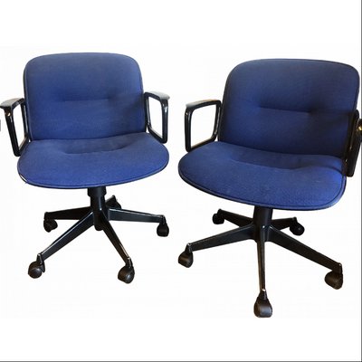 Office Armchairs by Ico Parisi for Mim, Rome, 1960s, Set of 2-SXH-1899843