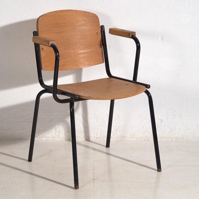 Office Chair with Armrests, 1950s-ZNJ-2036656