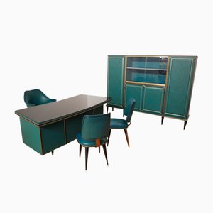 Office Desk by Umberto Mascagnis, 1950s, Set of 5-KNM-981723