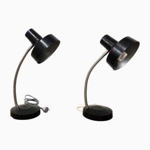 Office Desk Lamp in Black, Czechoslovakia, 1970s-ZWG-1821158