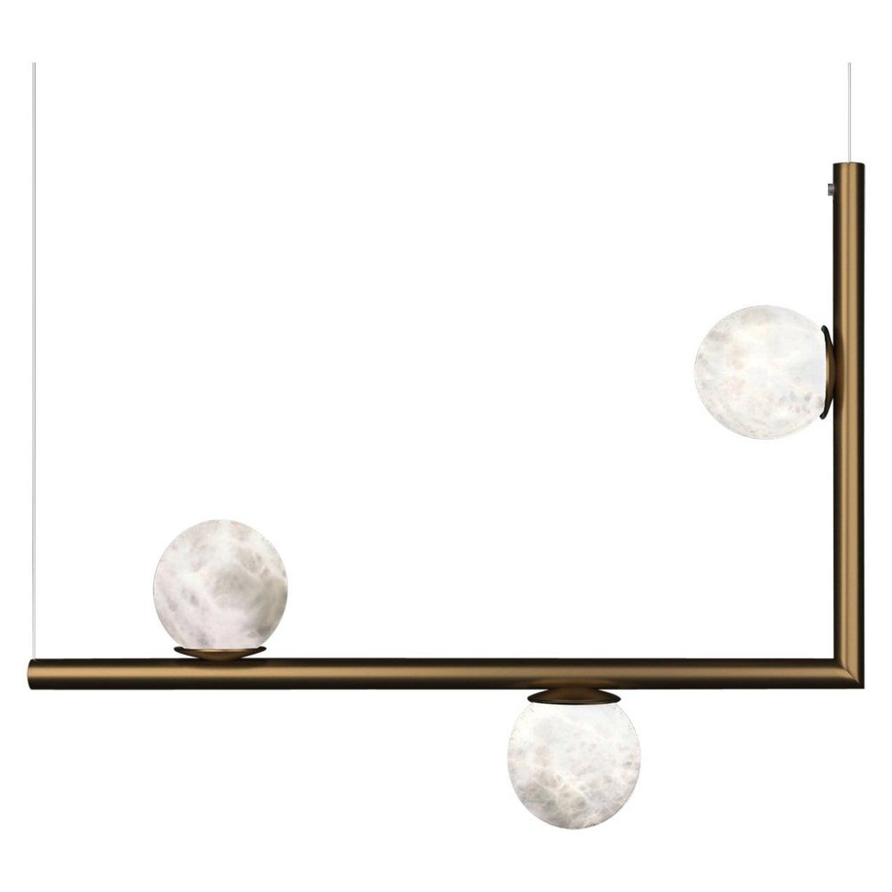 Ofione 1 Bronze Pendant Lamp by Alabastro Italiano