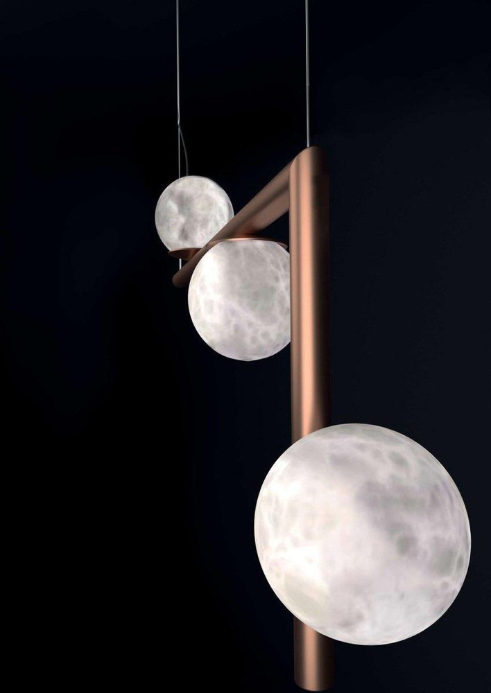 Ofione 2 Bronze Pendant Lamp by Alabastro Italiano