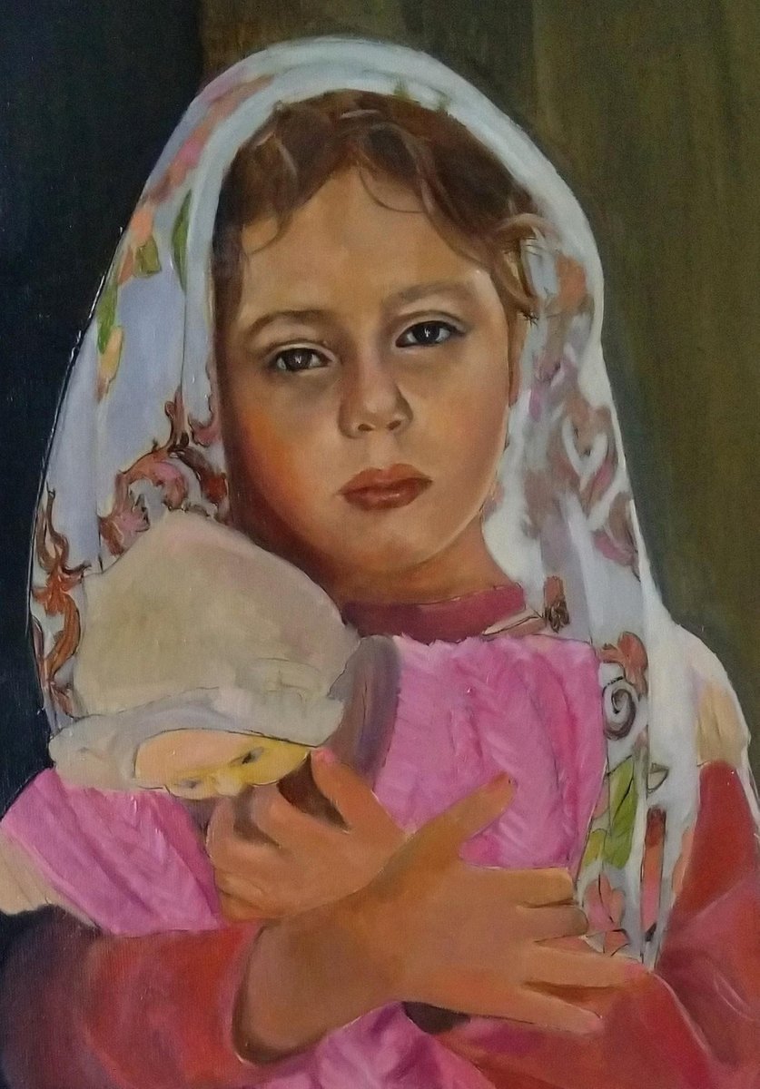 Ohanyan Kamsar, Care, 2020, Oil on Canvas