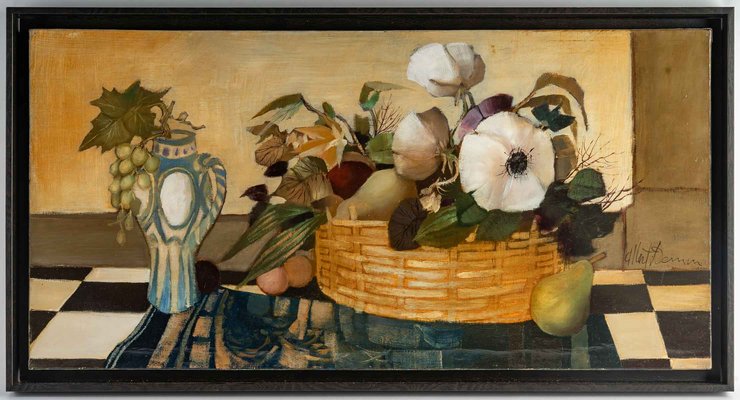 Oil on Canvas, Albert Deman, Still Life, 20th-Century-UQL-887417