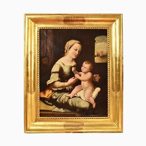 Oil on Canvas, Madonna with Child, 19th Century-YVI-852442