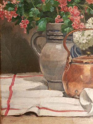 Oil On Canvas Still Life Painting, 19th-Century-BSB-737982