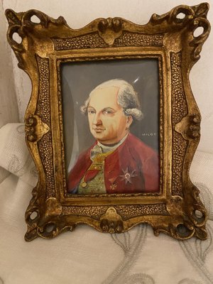 Oil on Copper Portraits by Milot, Italy, 1880s, Set of 2-PYA-1789418