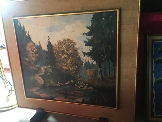 Oil Painting by Louis-Jules Dumoulin, 1920s-WQQ-655861