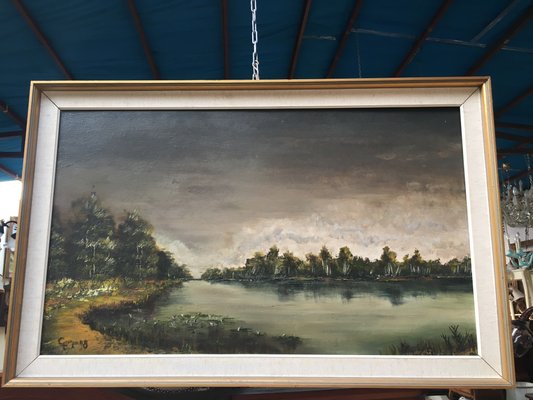 Oil Painting on Canvas- Landscape by Georgen, 1978s-WQQ-963938