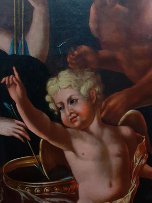 Oil Painting on Canvas, Launches the Arrow of Cupid, 1700-AKA-864229