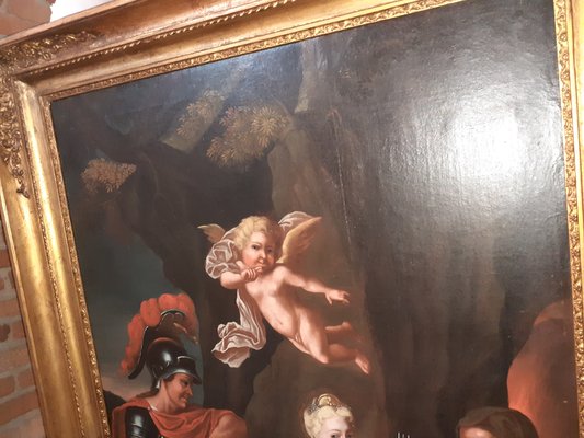 Oil Painting on Canvas, Launches the Arrow of Cupid, 1700-AKA-864229