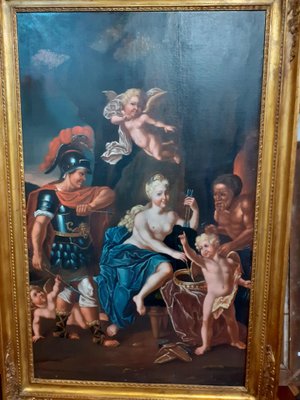 Oil Painting on Canvas, Launches the Arrow of Cupid, 1700-AKA-864229