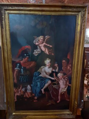 Oil Painting on Canvas, Launches the Arrow of Cupid, 1700-AKA-864229