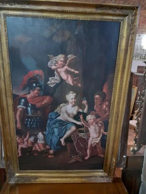 Oil Painting on Canvas, Launches the Arrow of Cupid, 1700-AKA-864229