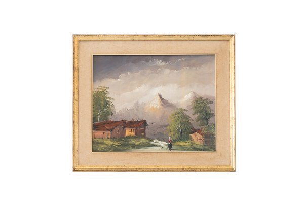 Oil Painting on Canvas, Mountain Landscape, Cakv-KNM-905956