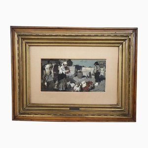 Oil Painting on Cardboard, Framed-DCO-2016564