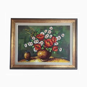 Oil Painting on Fibreboard by Armand Lacour, 1960s-WQQ-627710