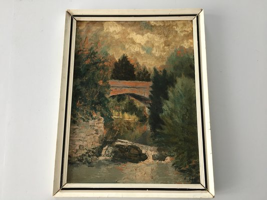 Oil Painting on Wood, Landscape, A. Sega-WQQ-936264