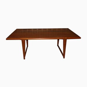 Oiled Solid Teak Coffee Table, 1960s-AFE-935235