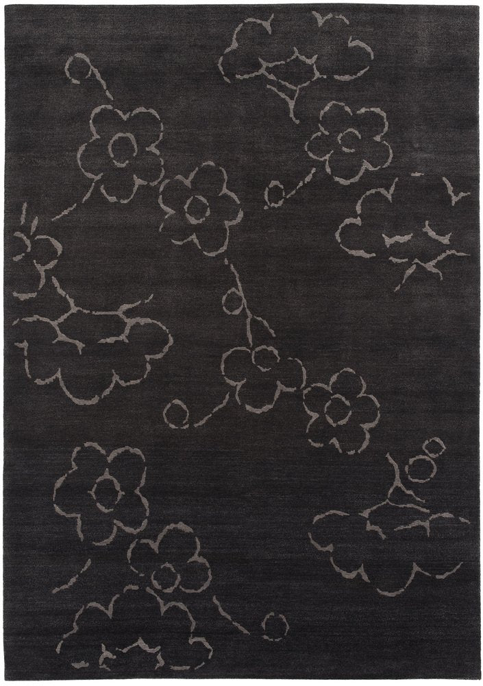 Okoa Mo3 Hand-Knoted Rug in Wool and Silk by Christ Lassus