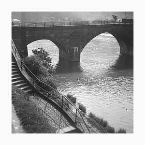 Old Bridge Over River Neckar at Heidelberg, Germany 1938, Printed 2021-DYV-990647