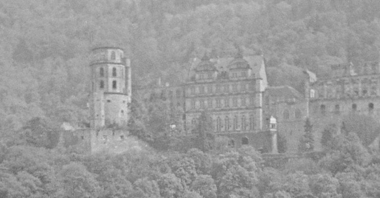 Old Bridge, River Neckar and Heidelberg Castle, Germany 1938, Printed 2021-DYV-990643