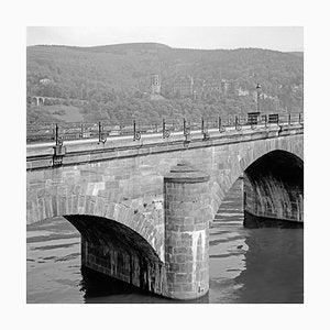 Old Bridge, River Neckar and Heidelberg Castle, Germany 1938, Printed 2021-DYV-990643