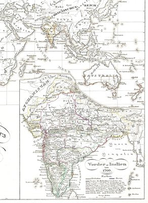 Old British Empire Map - Ancient Map by Karl Spruner - 1760 ca. 1760 ca.-ZCI-755580