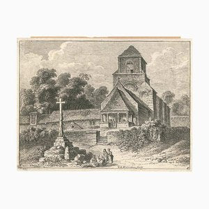 Old Church - Original Etching by F.E. Weirotter - Mid 1700-ZCI-754904