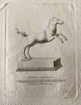 Old Master, Animal Figures from Ancient Rome, Original Etching, 1750s-ZCI-2024890