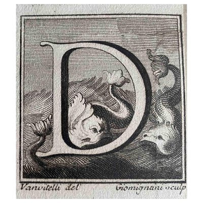 Old Master, Antiquities of Herculaneum, Letter D, Etching, 18th Century-ZCI-2024909